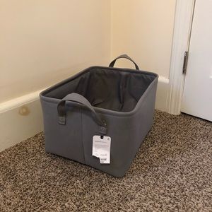 Home expressions storage bin.